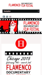 Mobile Screenshot of flamencofilmfest.com